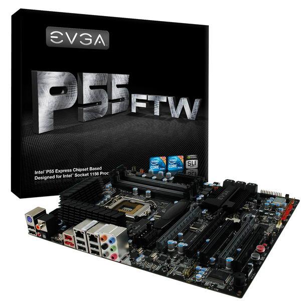 Модельный ряд материнских плат на базе чипсета Intel P55 от EVGA