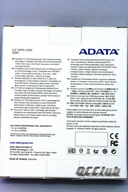 A-DATA S599 - обзор нового SSD диска на контроллере SandForce 1200