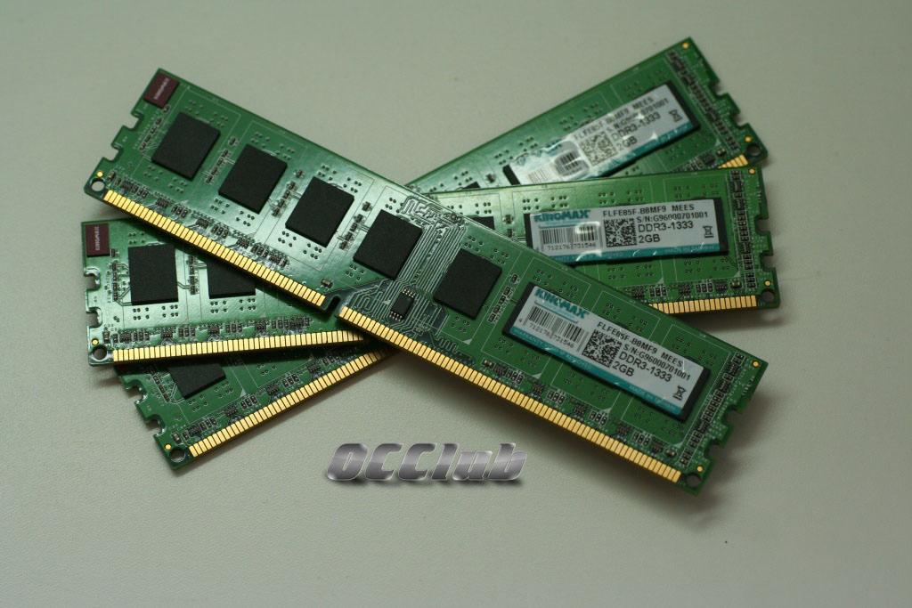 Kingmax DDR3-1333 - средний класс с хорошими задатками