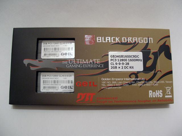 Оперативная память GeIL Black Dragon DDR3-1600. Укрощение черного дракона.