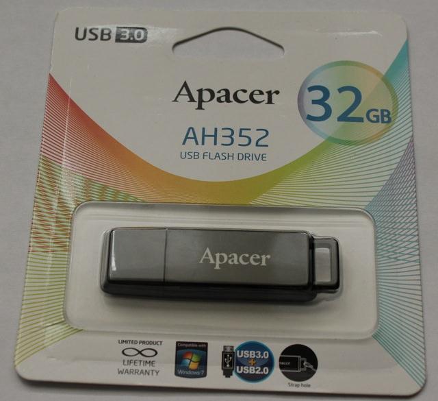 Обзор USB 3.0 накопителя Apacer AH352