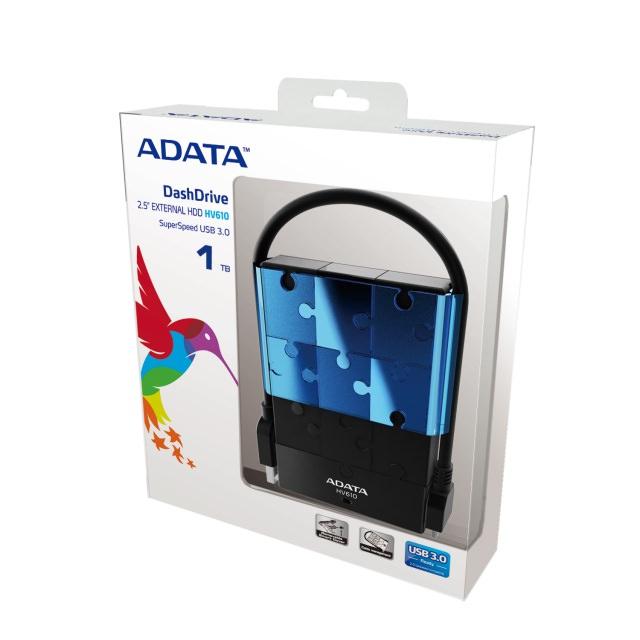 ADATA выпускает внешний жесткий диск DashDrive HV610 USB 3.0