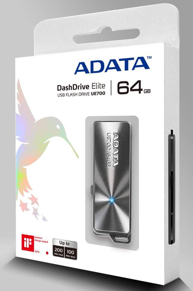 Скоростной USB флэш-накопитель DashDrive Elite UE700 - яркое сочетание технологий и дизайна