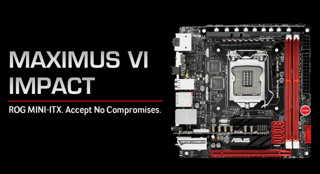 По следам Computex 2013. ASUS Republic Of Gamers Maximus VI Impact - mini-ITX плата для экстремального разгона