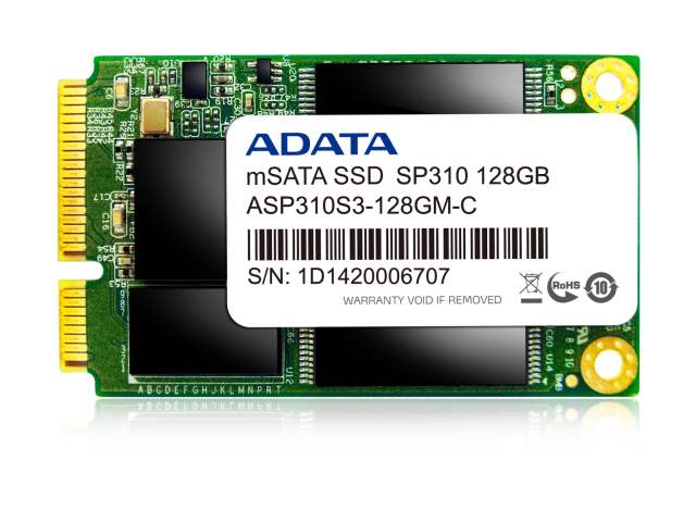 ADATA представляет SSD-накопитель mSATA – Premier Pro SP310