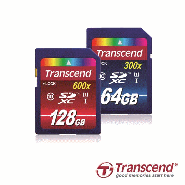 Transcend выпускает карты памяти SDXC UHS-I объёмом 64 и 128 гигабайт