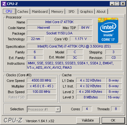 Intel 4770K