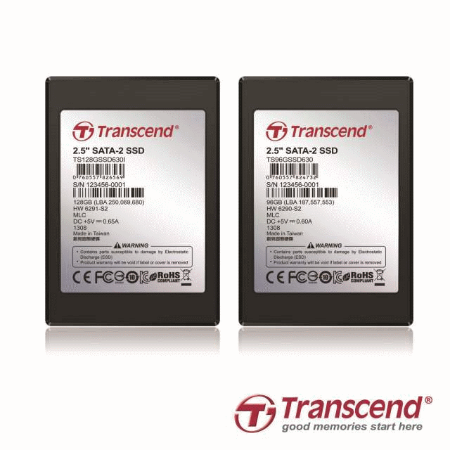 Transcend расширяет свою линейку промышленных SSD двумя новыми моделями: SSD630 емкостью 96 ГБ и SSD630I  Industrial Temp