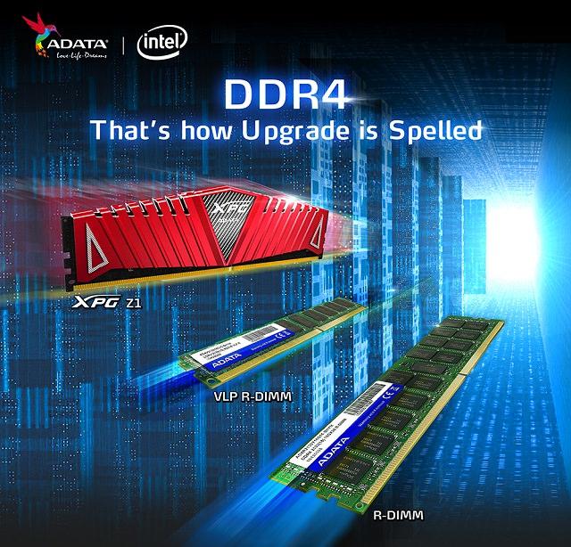 Модули памяти DDR4 от ADATA готовы к работе с Intel Haswell