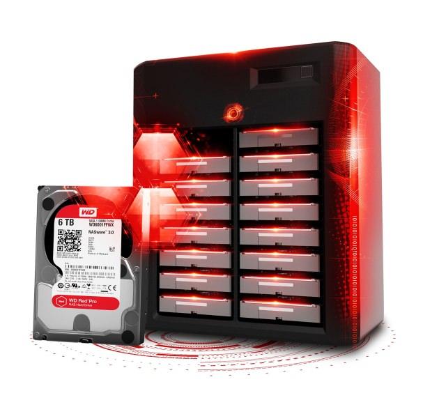 Жесткие диски WD Red Pro теперь доступны с объемом 6 ТБ
