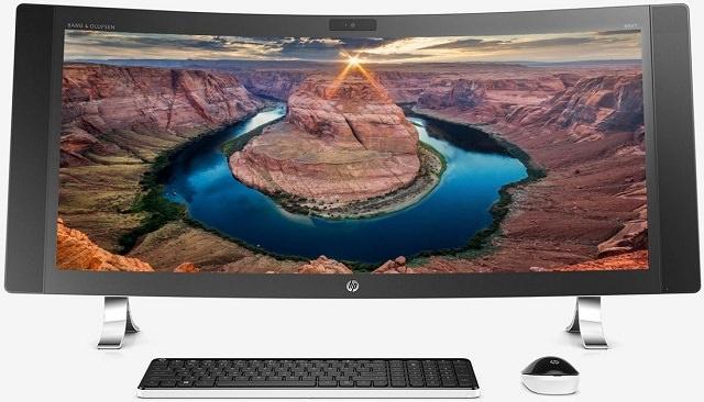 HP анонсировала новый компьютер Envy Curved All-in-One PC