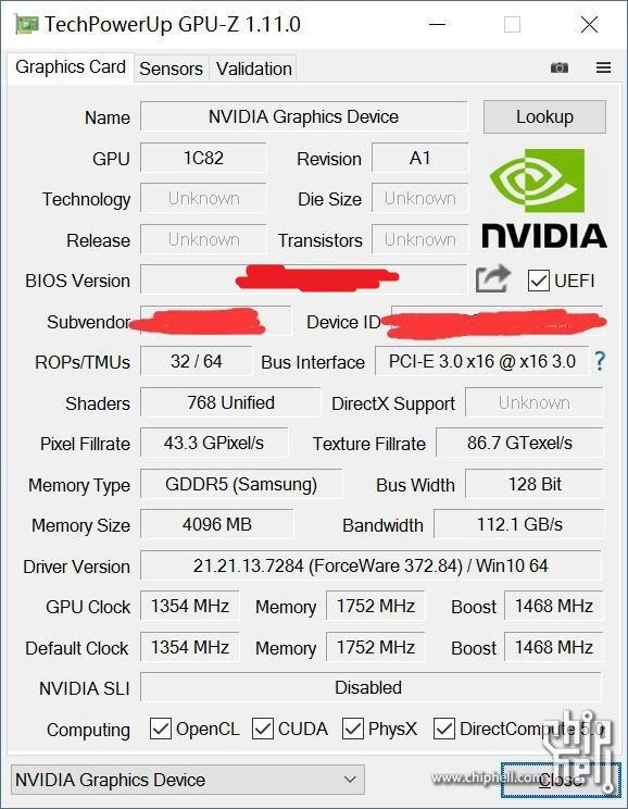 NVIDIA GeForce GTX 1050 Ti 2