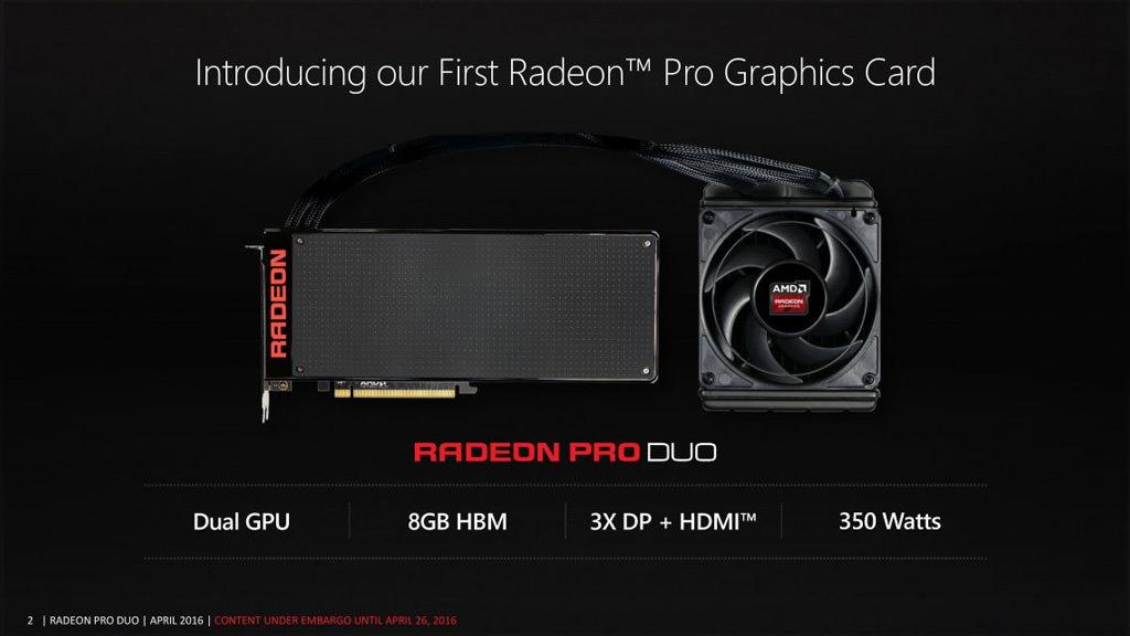 AMD Radeon Pro Duo sale 3