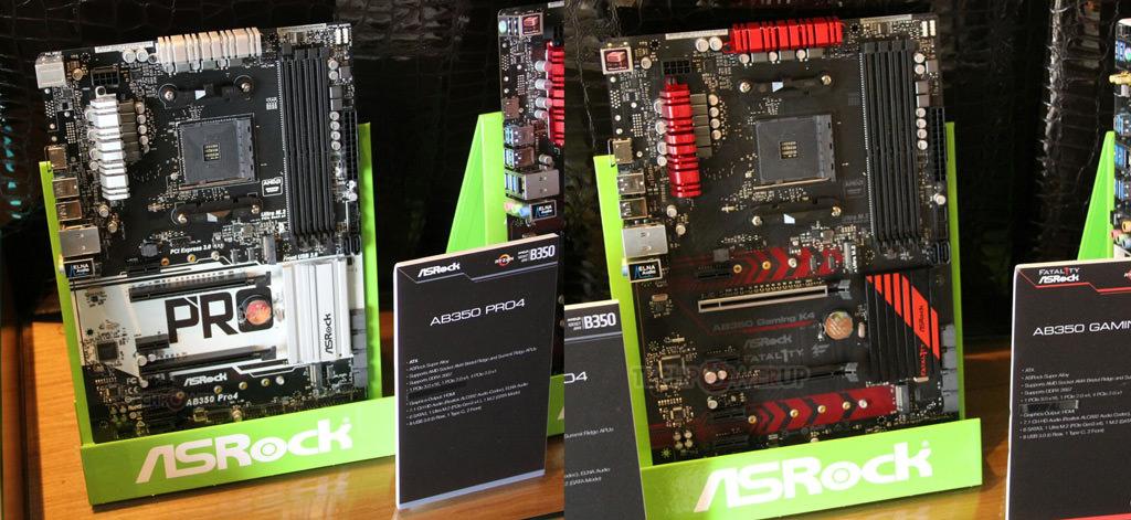 ASRock AB350 PRO4 and AB350 Gaming K4