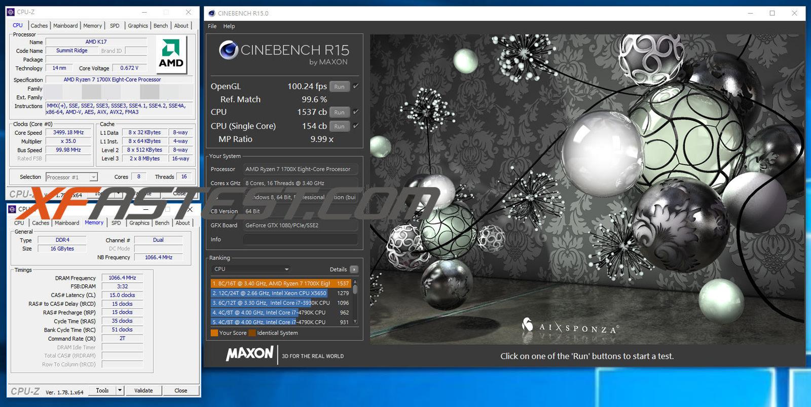 AMD Ryzen 7 1700X vs Intel Core i7 5960X 2