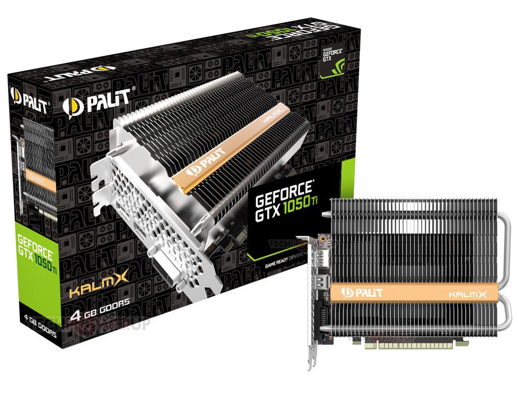 Palit выпустила видеокарту GeForce GTX 1050 Ti KalmX с полностью ...