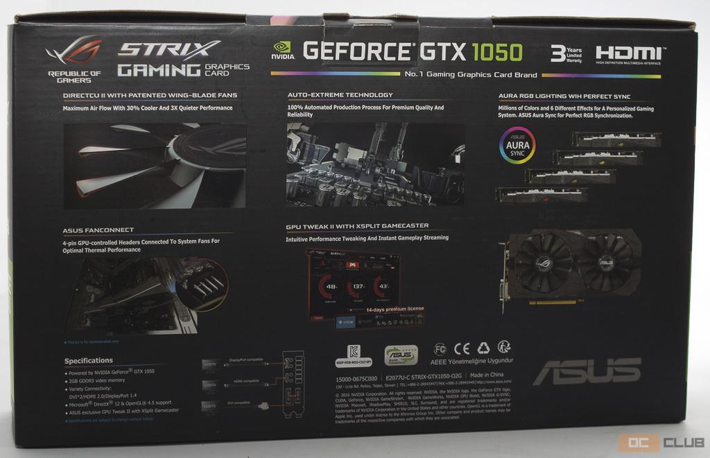 Asus gtx 1050 gaming