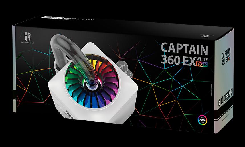 DeepCool Captain 360 EX White RGB 5