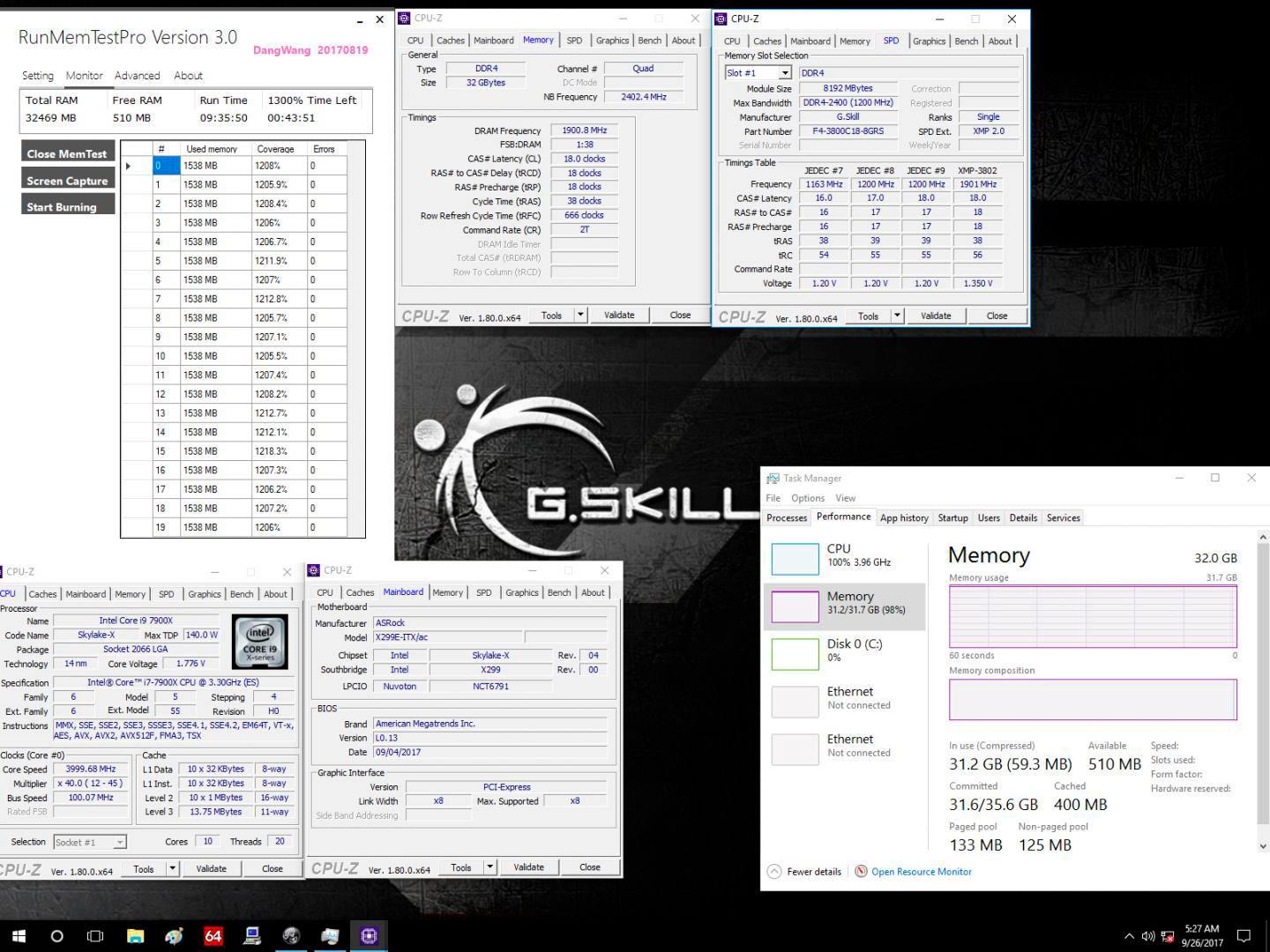 G.Skill SO DIMM DDR4 3800 2