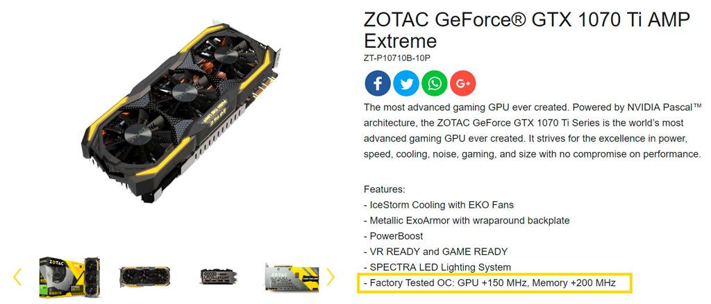 NVIDIA GeForce GTX 1070 Ti 4
