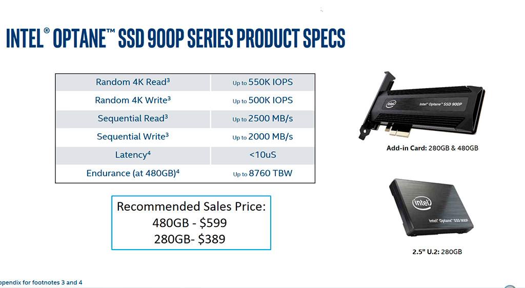 Intel Optane SSD 900P 4