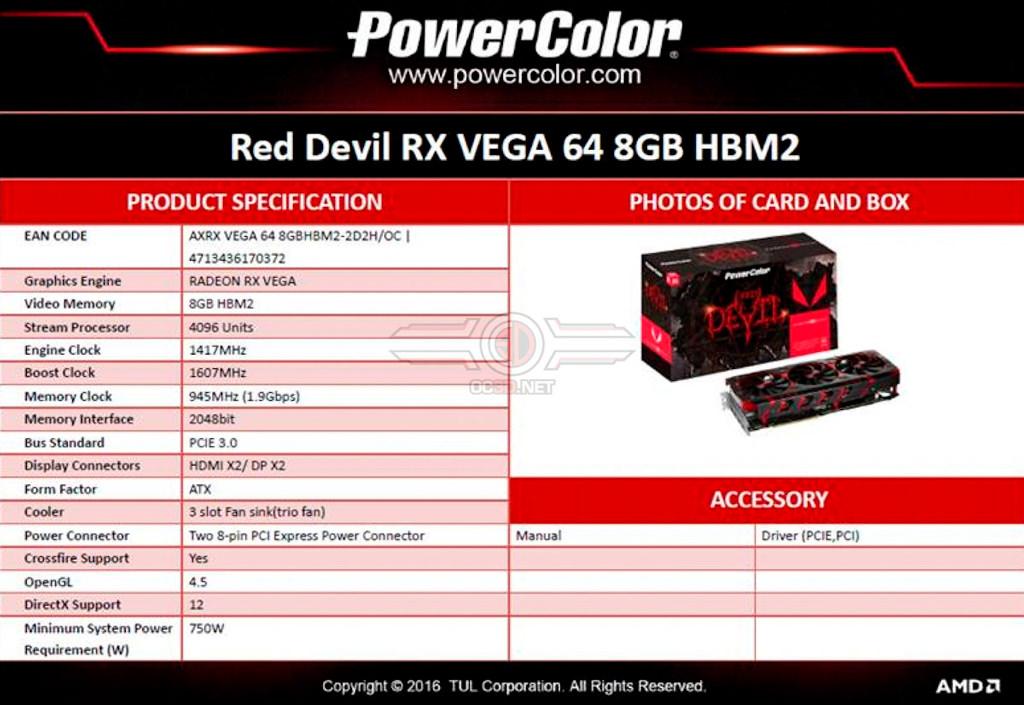 PowerColor Radeon RX Vega 64 Red Devil 5