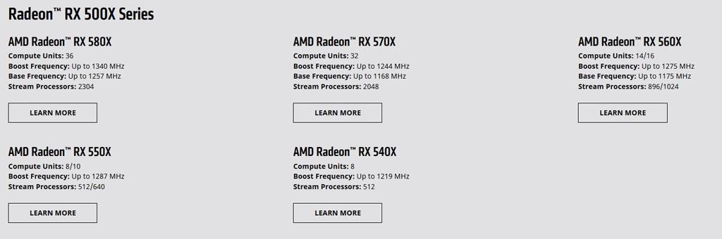AMD Radeon RX 500X 2