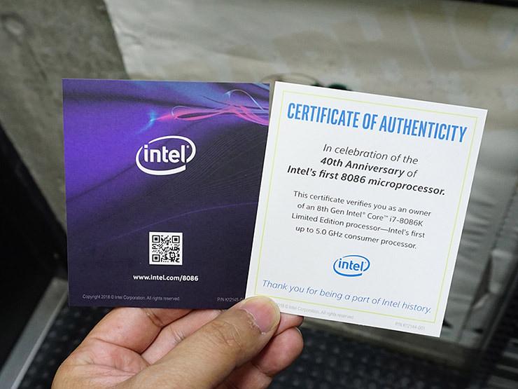 Intel Core i7 8086K Limited Edition 425 3