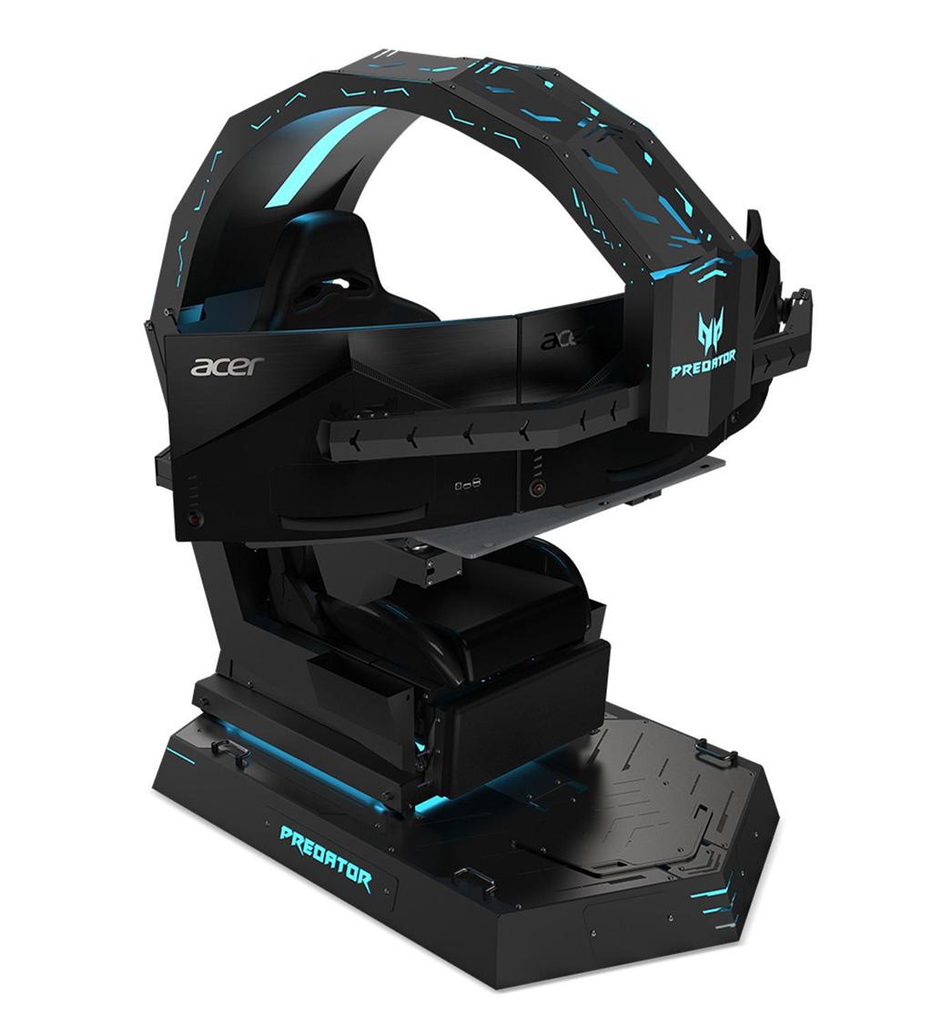Acer Predator Thronos – футуристическое игровое кресло для трёх 27-дюймовых мониторов