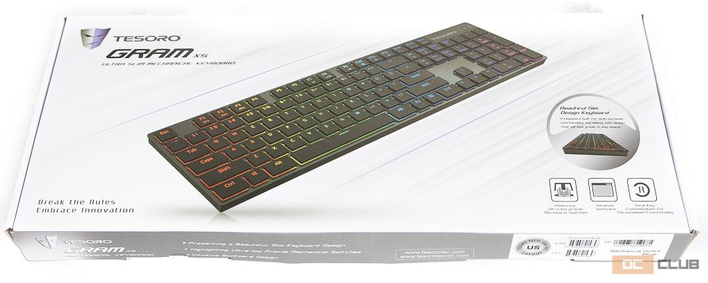 Обзор игровой механической клавиатуры Tesoro GRAM XS. Для тех, кто слишком привык к ноутбуку.