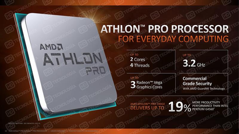 Подробности про процессоры AMD Ryzen Pro и Athlon Pro