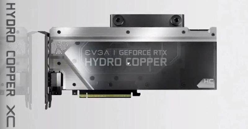 EVGA показала видеокарты GeForce RTX 2000 серий Hydro Copper и Hybrid
