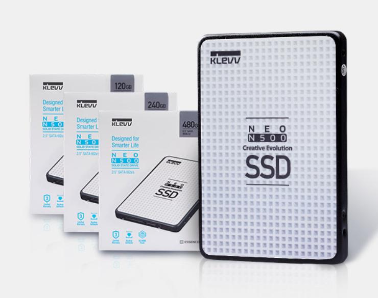 KLEVV выпускает SSD-накопители Neo N500 на основе 72-слойных чипов памяти