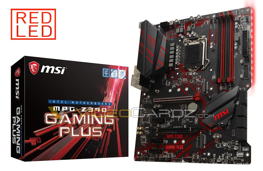 Галерея материнских плат MSI Z390