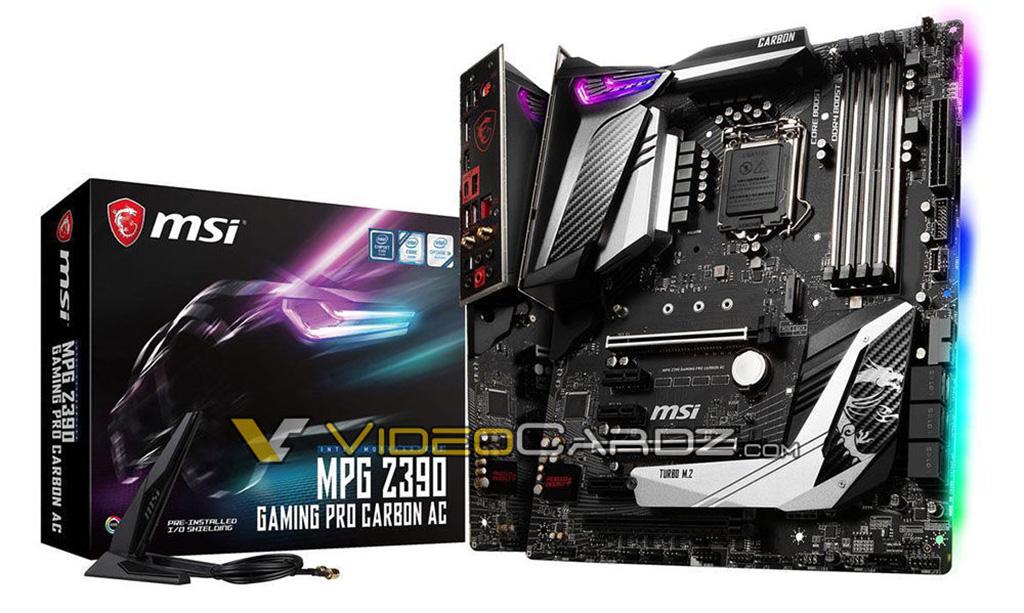 Галерея материнских плат MSI Z390