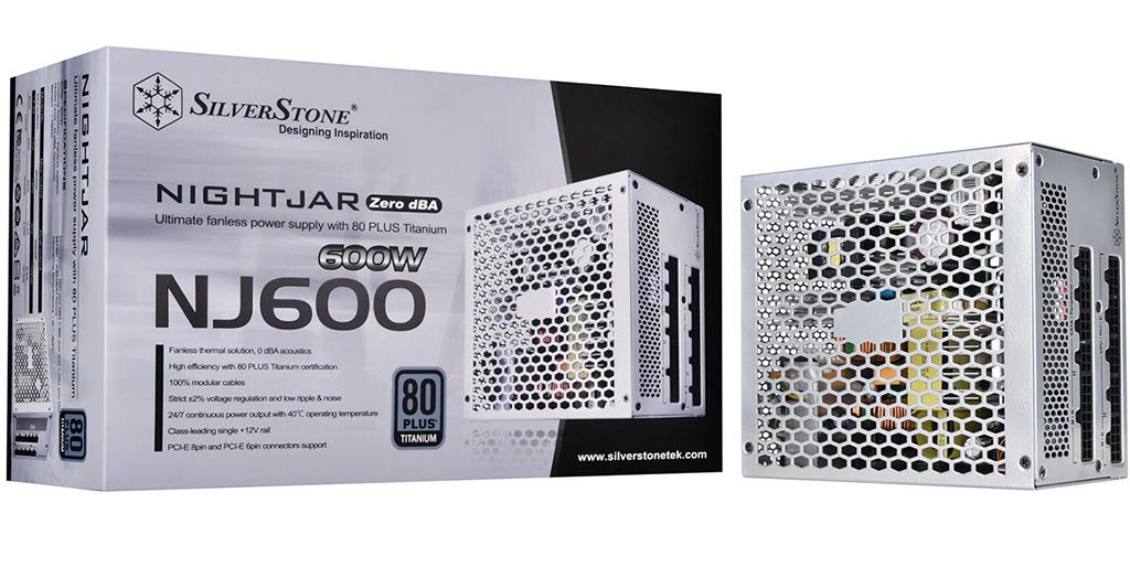 SilverStone представила безвентиляторный блок питания NightJar NJ600 мощностью 600 Вт