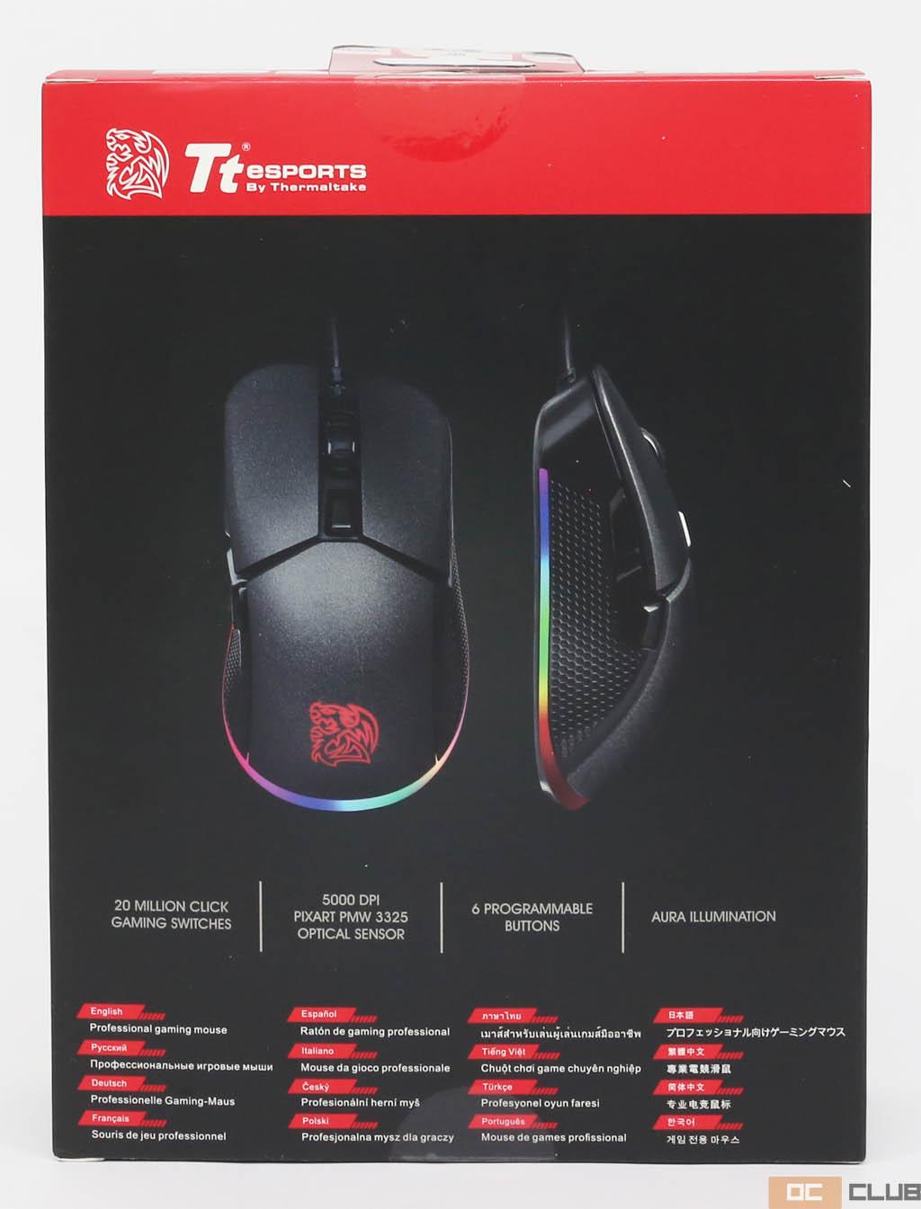 Обзор игровой мыши TT eSports Iris Optical RGB. На словах ни о чём, а на деле бодрячком