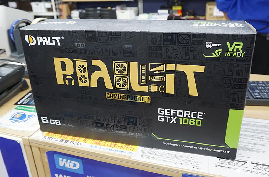 В Японии уже продаются GeForce GTX 1060 с памятью GDDR5X