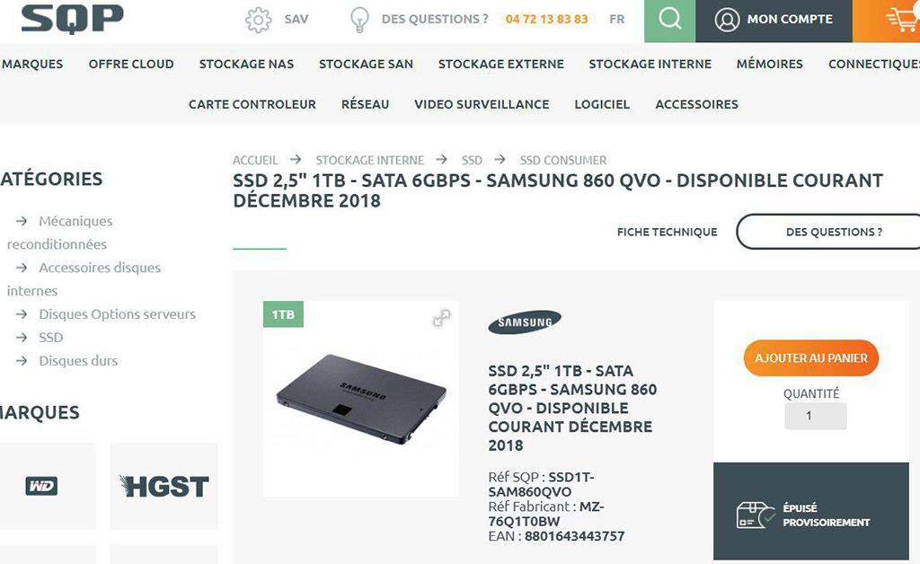 Samsung 860 QVO – первые SSD-накопители на QLC-памяти от Samsung