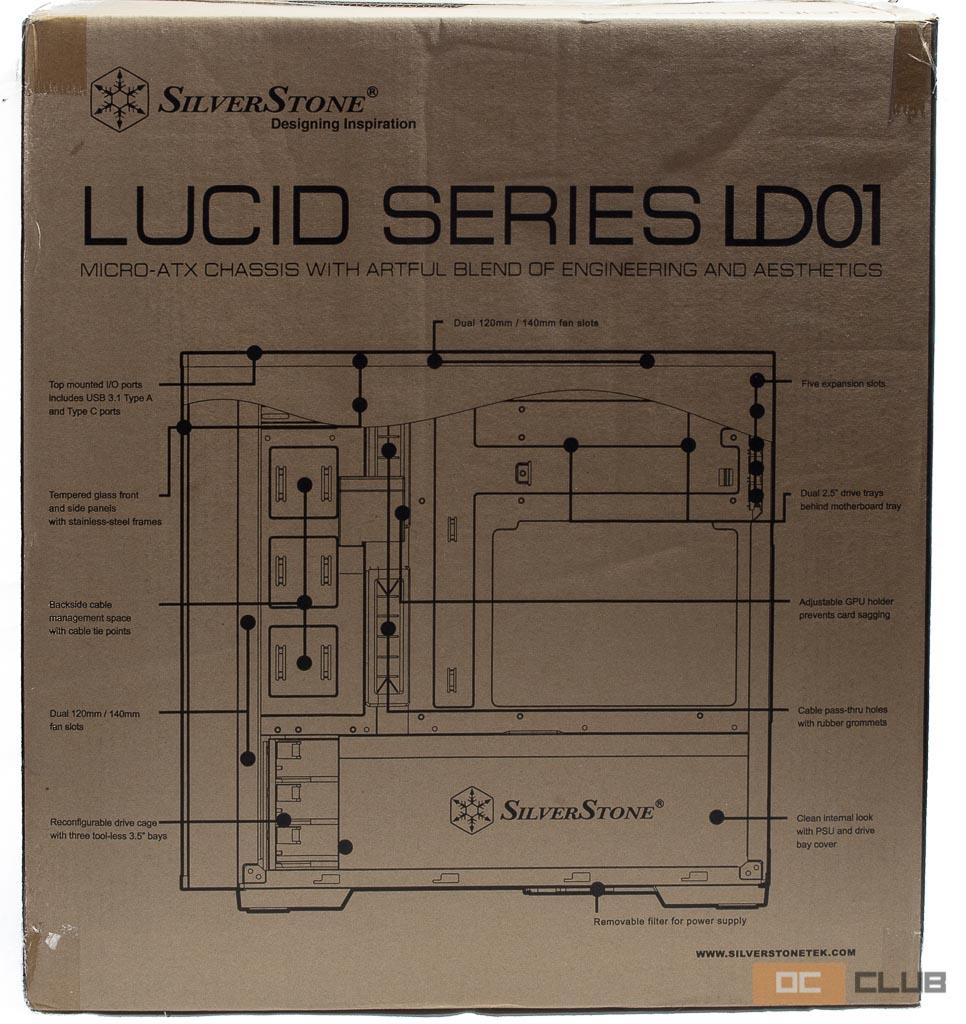 Обзор корпуса SilverStone Lucid LD01. Компоновка типа “шиворот навыворот”