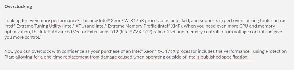 Intel расщедрилась на особую гарантию на Xeon W-3175X, а рекомендованная цена сильно далека от реальной