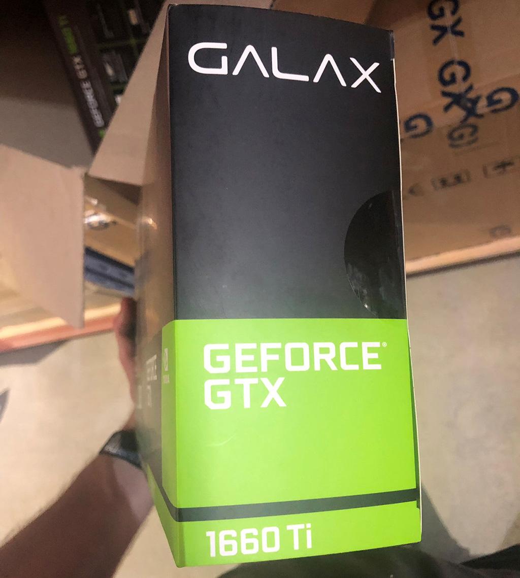 В Сети замечены фото коробки Galax GeForce GTX 1660 Ti