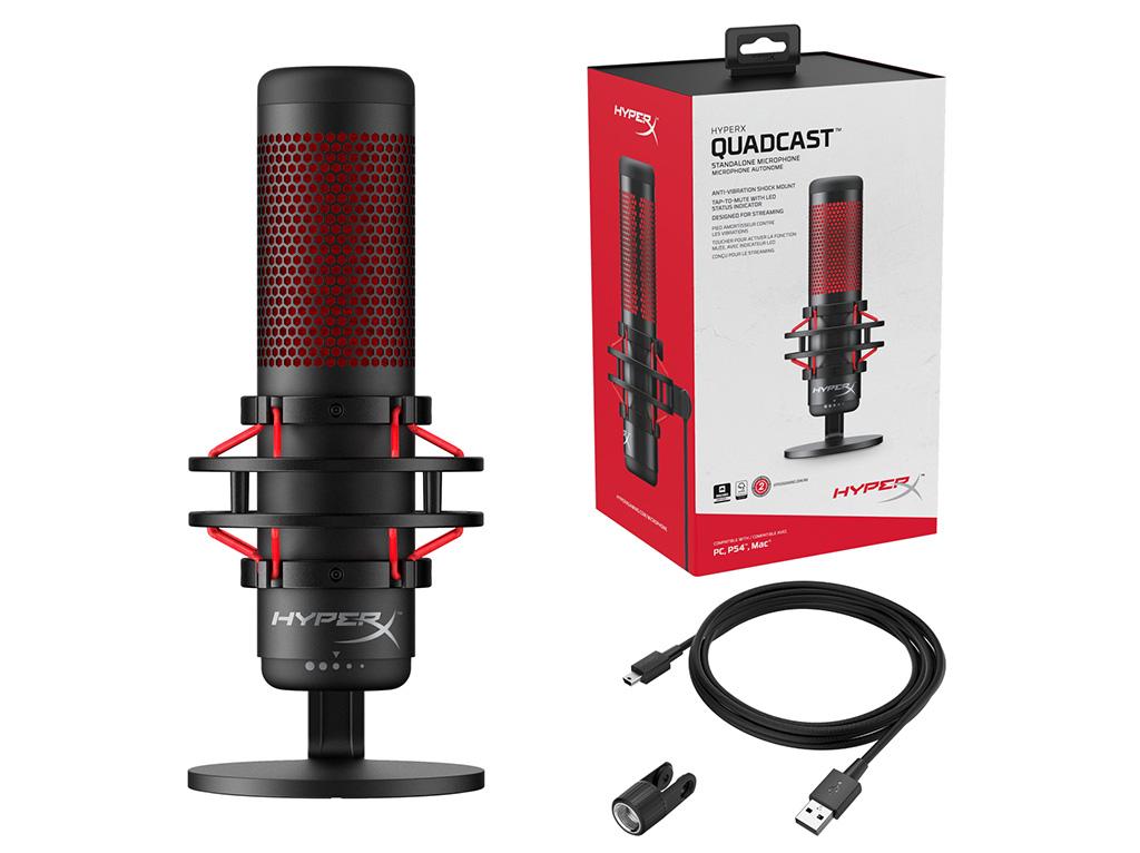 HyperX QuadCast – микрофон для стримеров и видеоблогеров