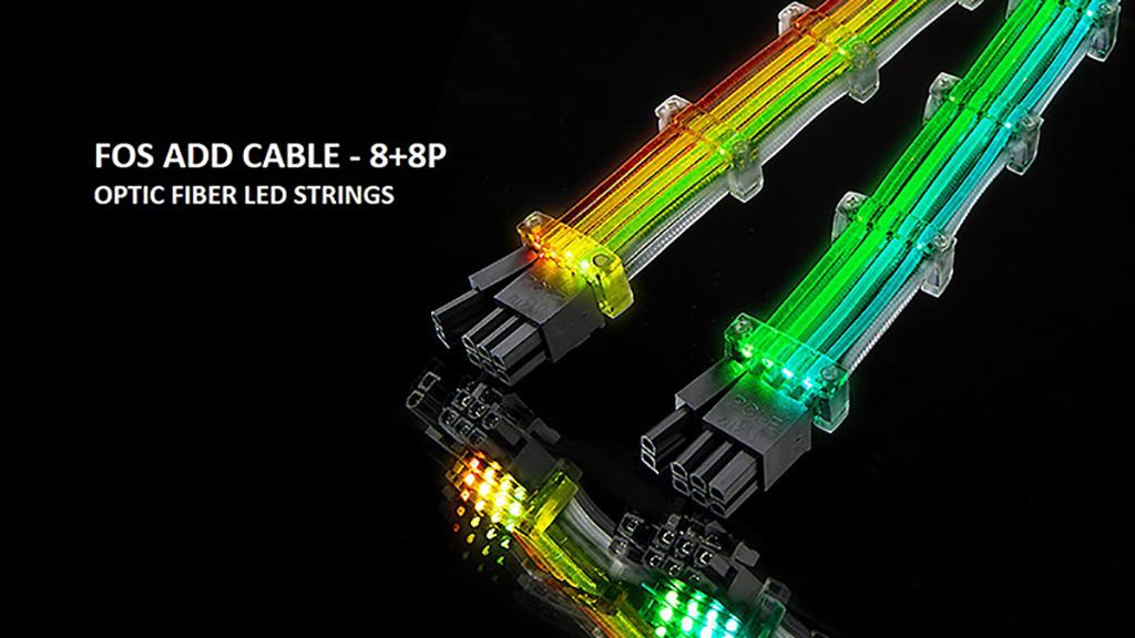 Теперь и Raijintek предлагает кабели с RGB-подсветкой