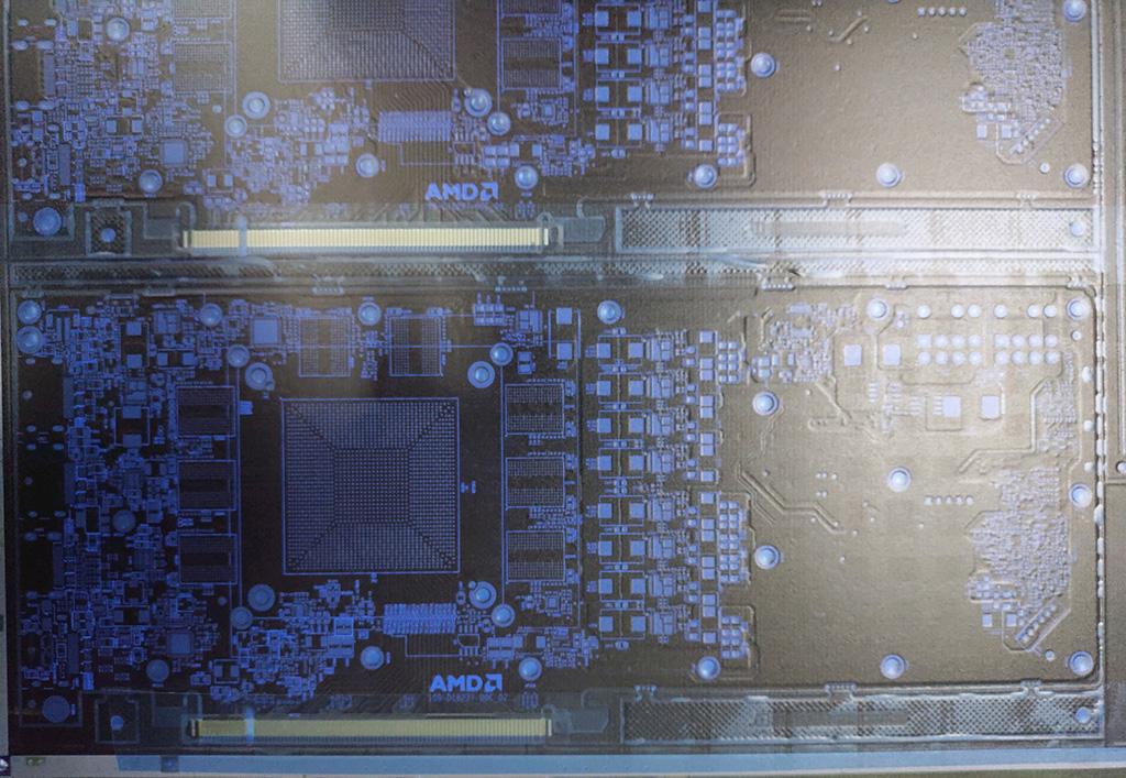 Рассматриваем «голую» плату видеокарты AMD Radeon Navi с памятью GDDR6