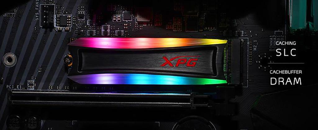 ADATA XPG Spectrix S40 RGB – ещё одна линейка NVMe-накопителей с RGB-подсветкой