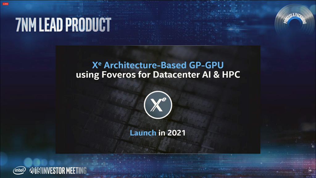 Intel перейдёт на 7 нм техпроцесс в 2021 году