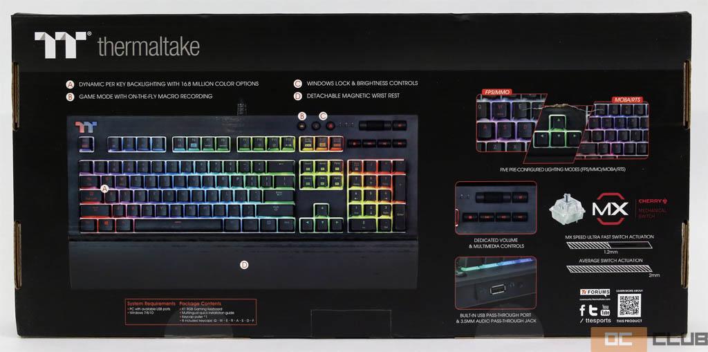 Обзор механической игровой клавиатуры Thermaltake X1 RGB. Топ подсветка и уникальные функции