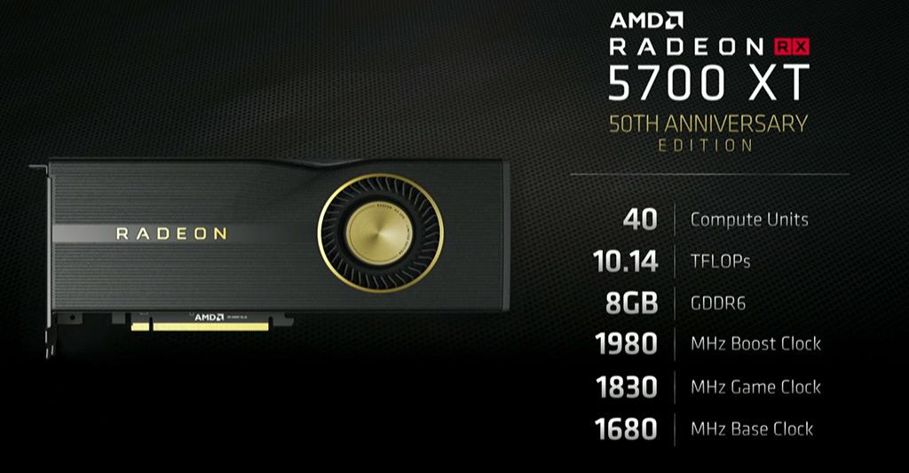 Подробнее про AMD Radeon RX 5700 XT 50th Anniversary Edition