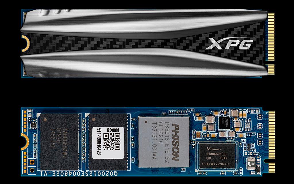Накопители ADATA Gammix S50 получили интерфейс PCIe Gen4